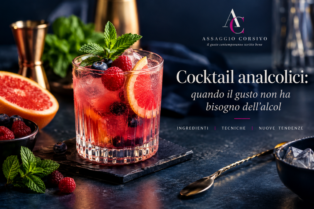 Cocktail analcolici: quando il gusto non ha bisogno dell’alcol